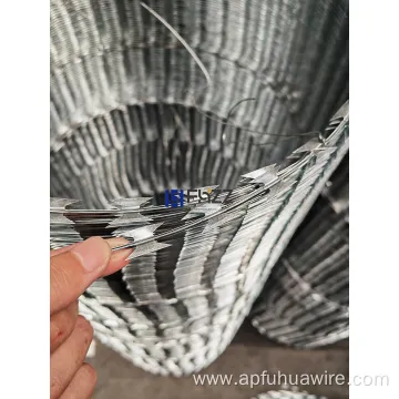 Bto-22 Hot Dipped Galvanized Razor Barbed Wire